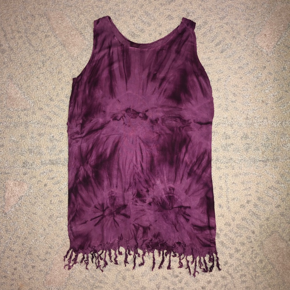 Purple Beach Cover-Up Dress